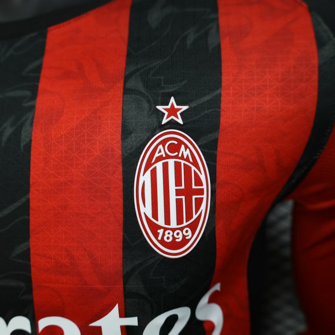AC Milan 2025-26 Home Kit - Long Sleeve