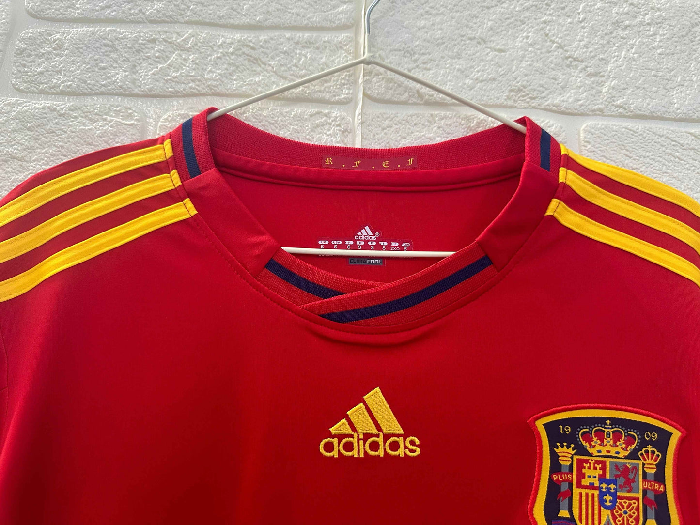2010 Spain Home Shirt - Retro Classic Kits