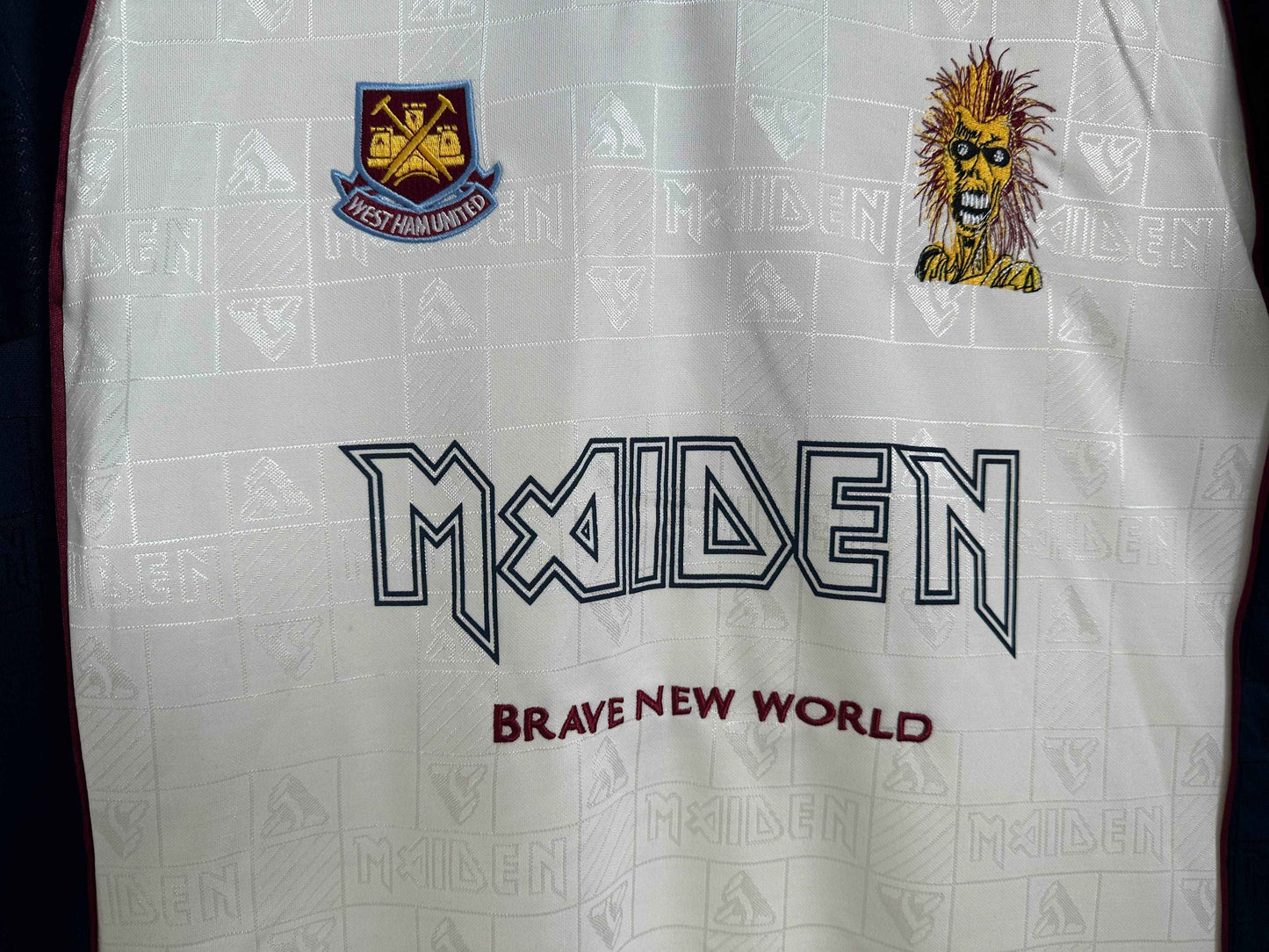 1999-01 West Ham Shirt - Iron Maiden - Retro Classic Kits