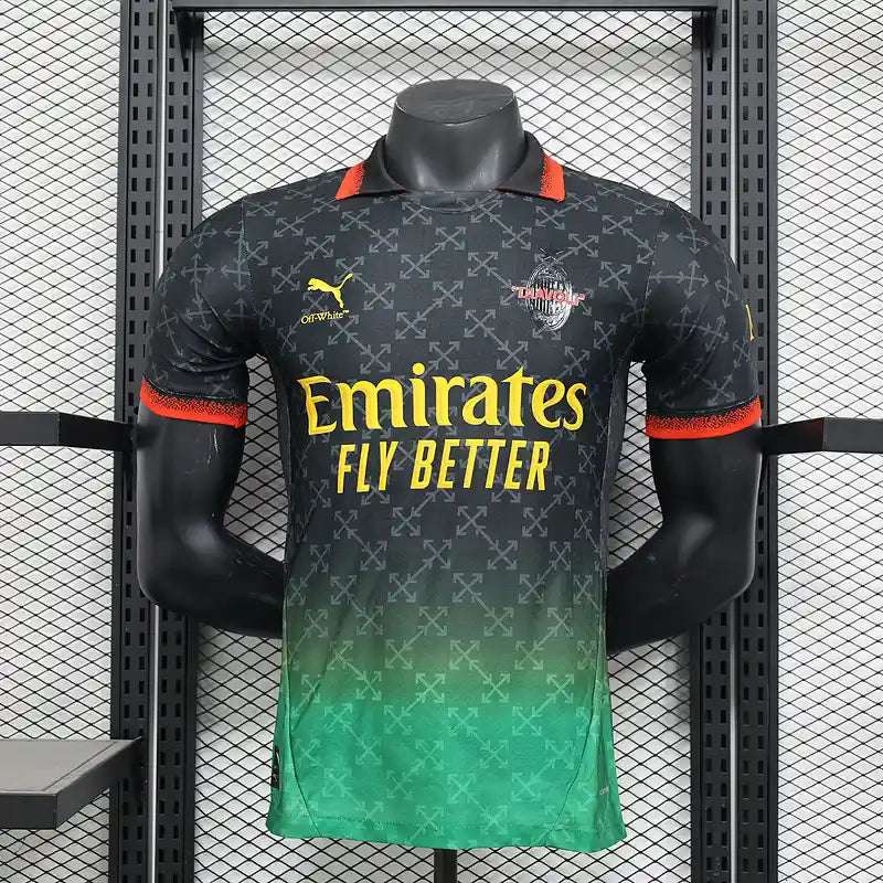 Special Edition AC Milan Off-White Black Kit - Retro Classic Kits