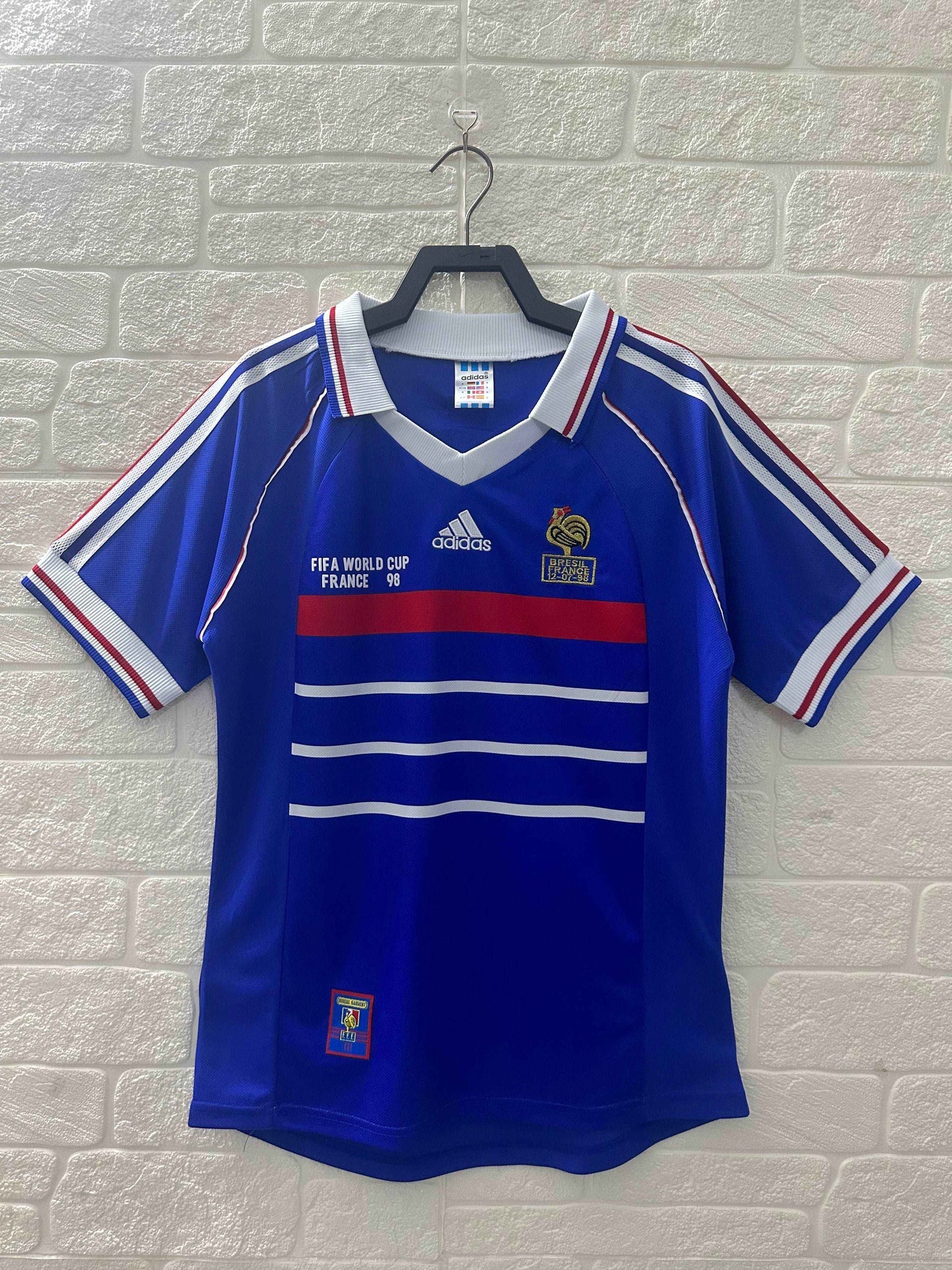 1998 France Home Shirt - Retro Classic Kits