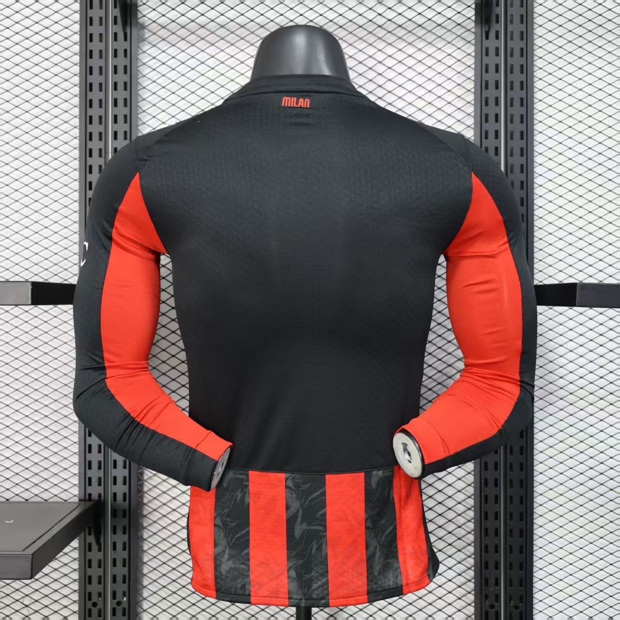 AC Milan 2025-26 Home Kit - Long Sleeve