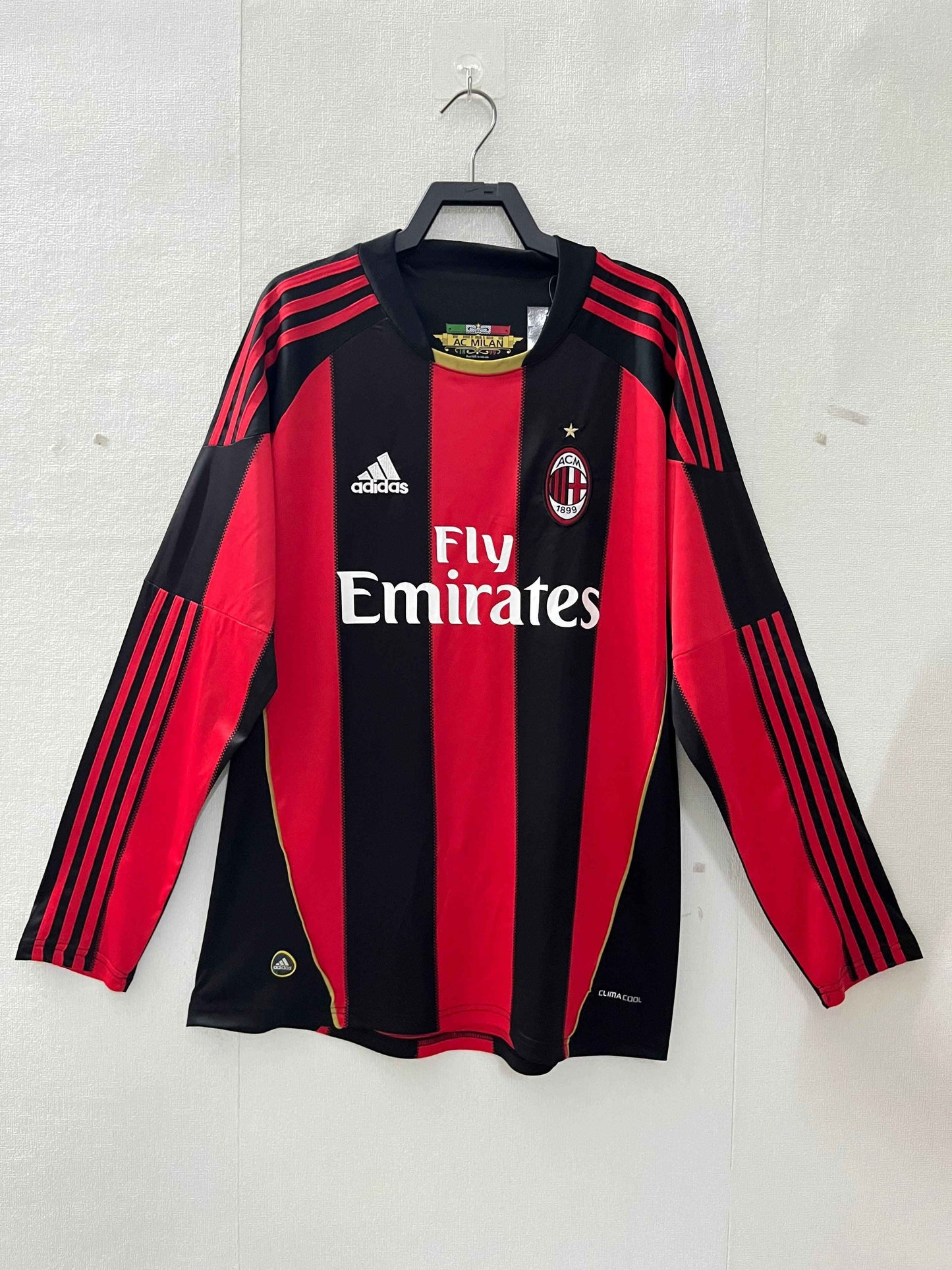 2010-11 AC Milan Home Shirt - Long Sleeve - Kit Legacy