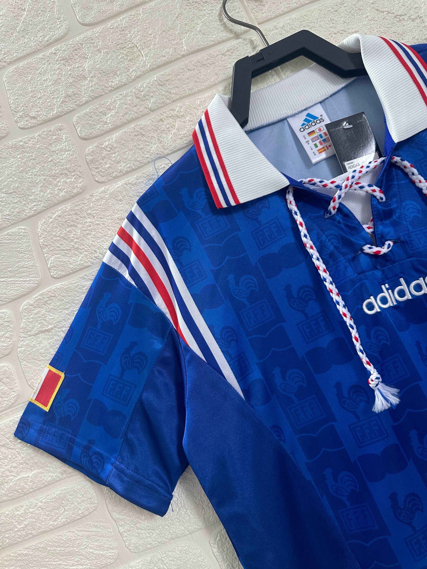 1996 France Home Shirt - Retro Classic Kits