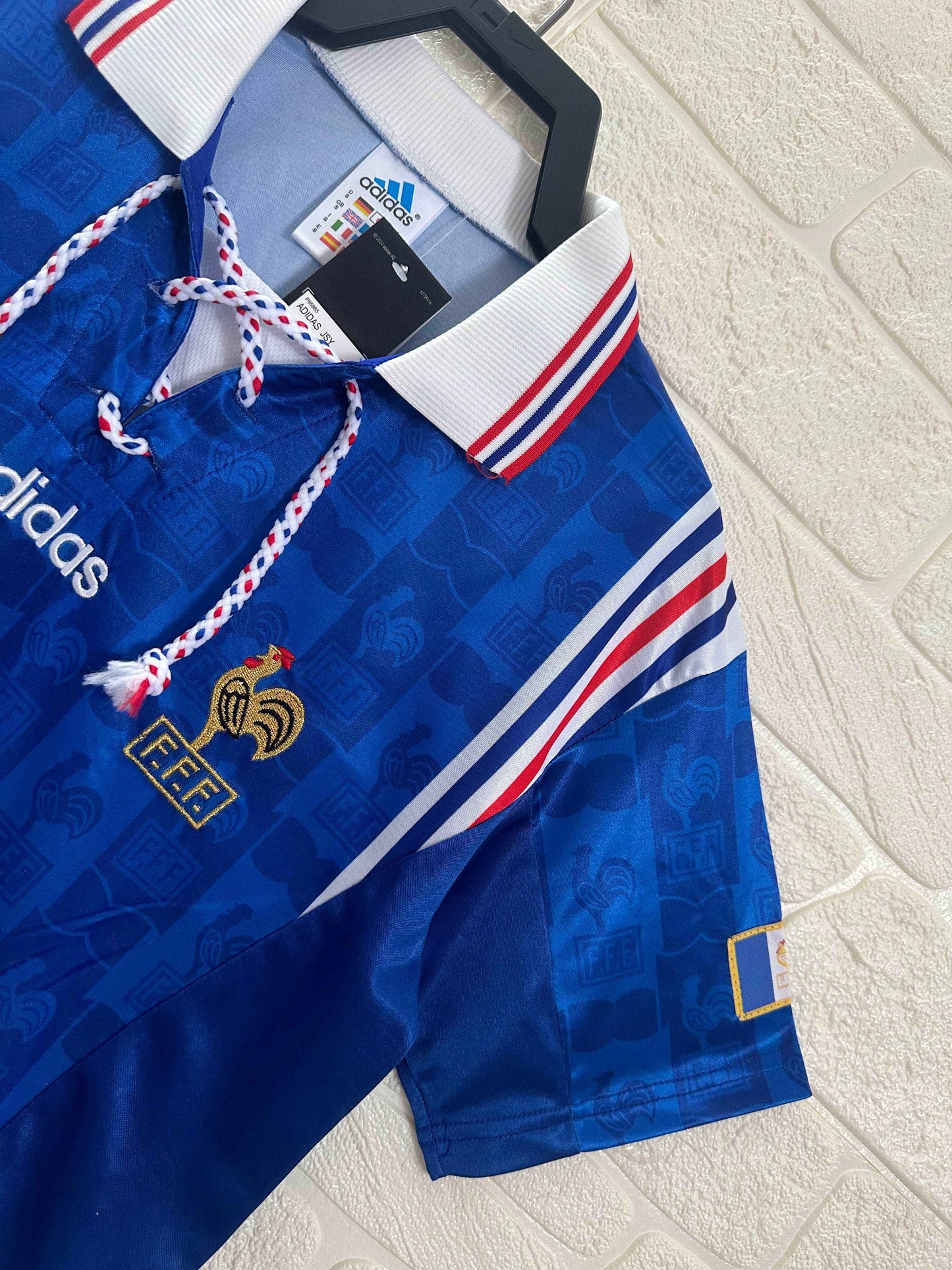 1996 France Home Shirt - Retro Classic Kits