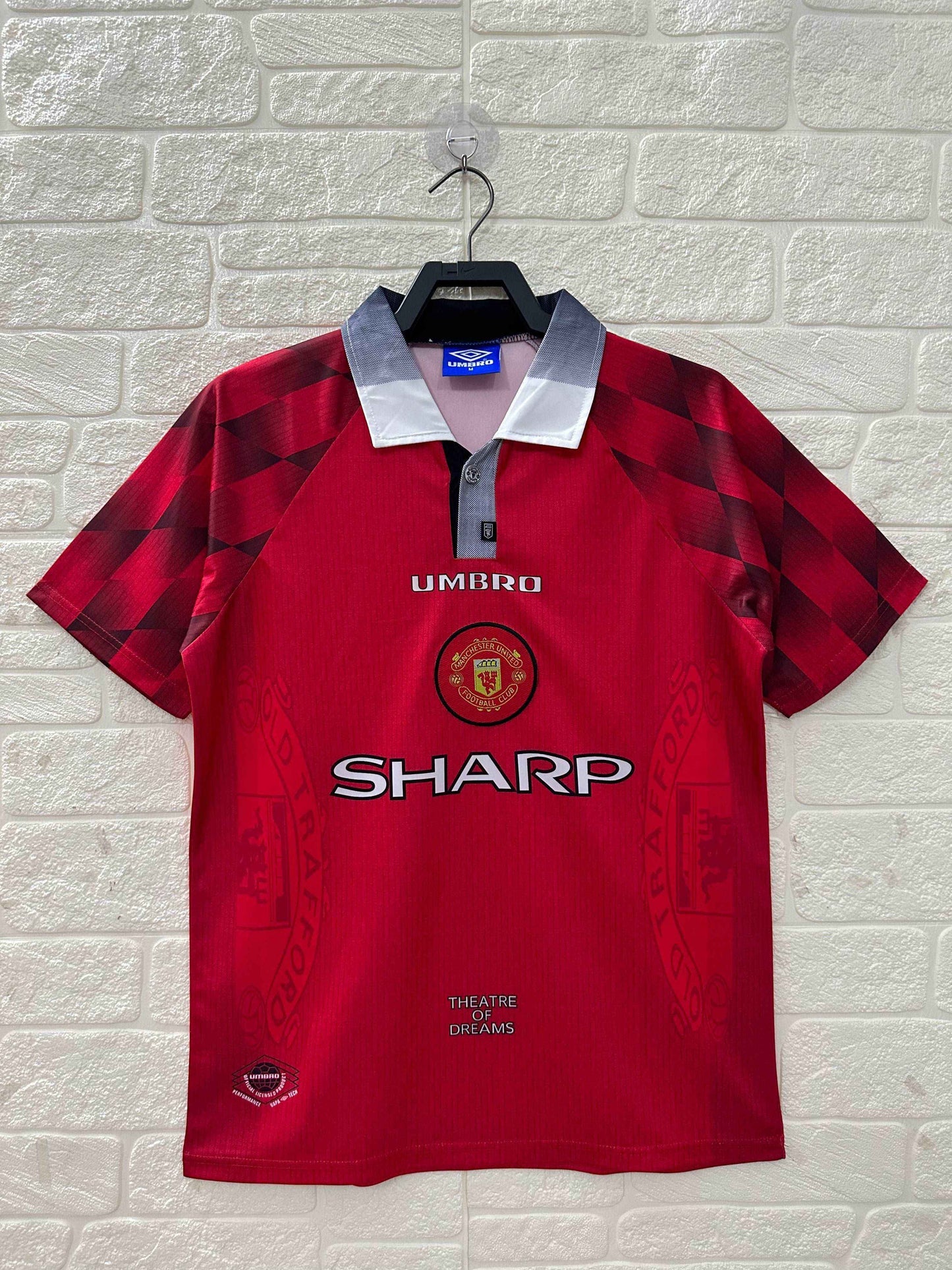 1996-98 Manchester United Home Shirt - Kit Legacy