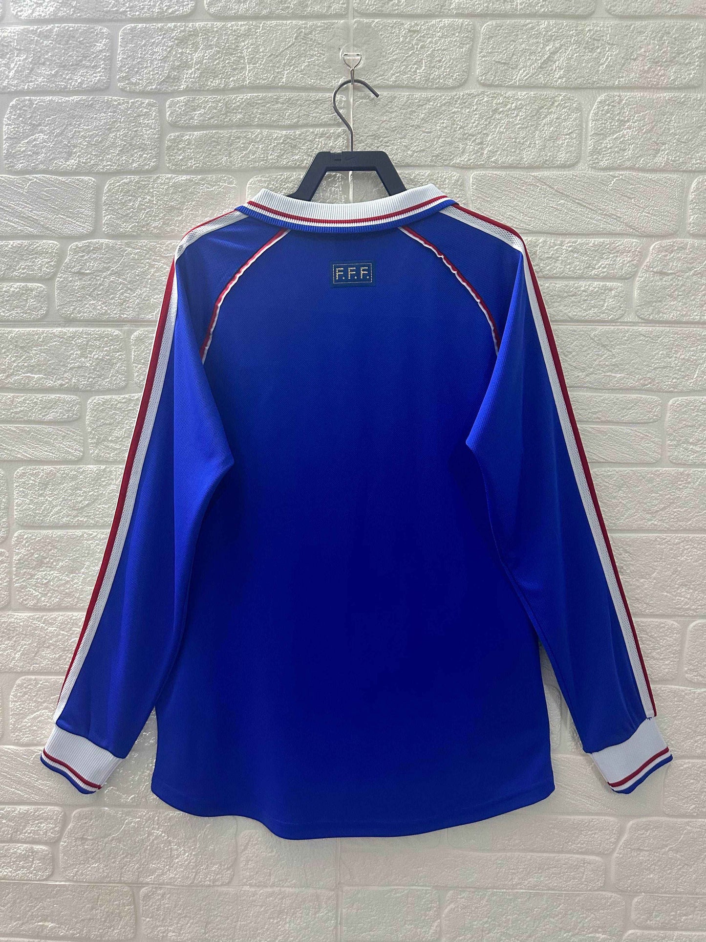1998 France Home Shirt - Long Sleeve - Retro Classic Kits