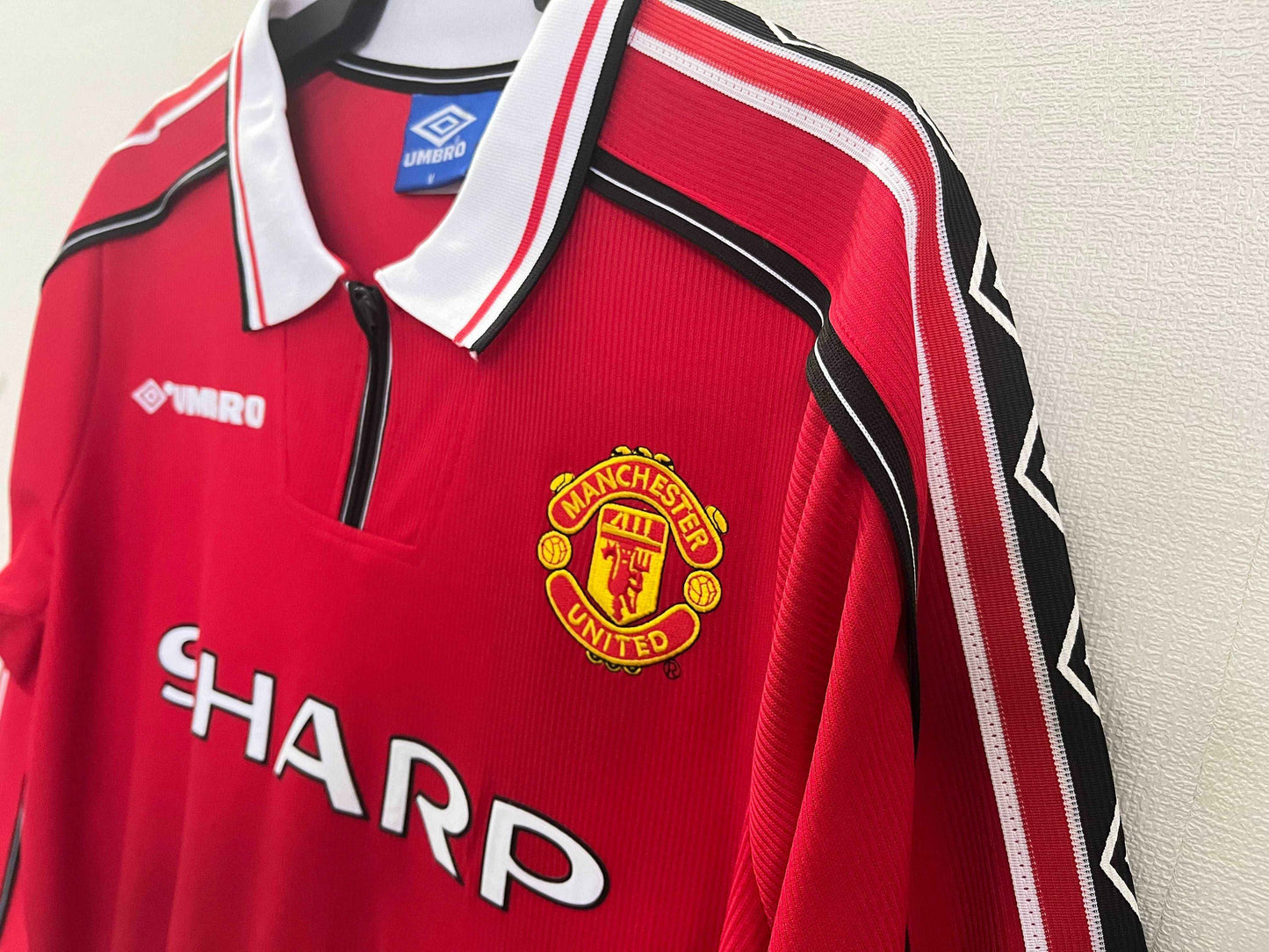 1998-99 Manchester United Home Shirt - Long Sleeve - Retro Classic Kits