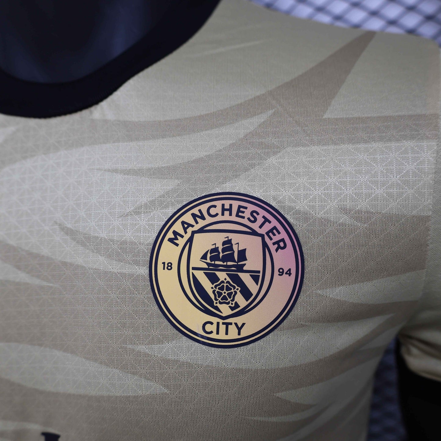 Special Edition Manchester City Shirt - Dragon Gold - Retro Classic Kits