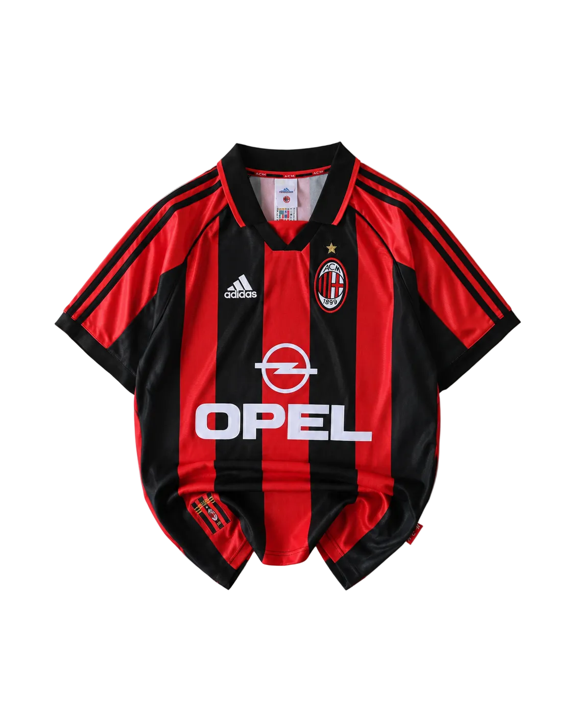 研*中様 AC Milan 1998-1999 ホームウェア　ビアホフ AC Milan 1998–99 Home Shirt | Buy the Classic Stripes Kit – Kit Legacy