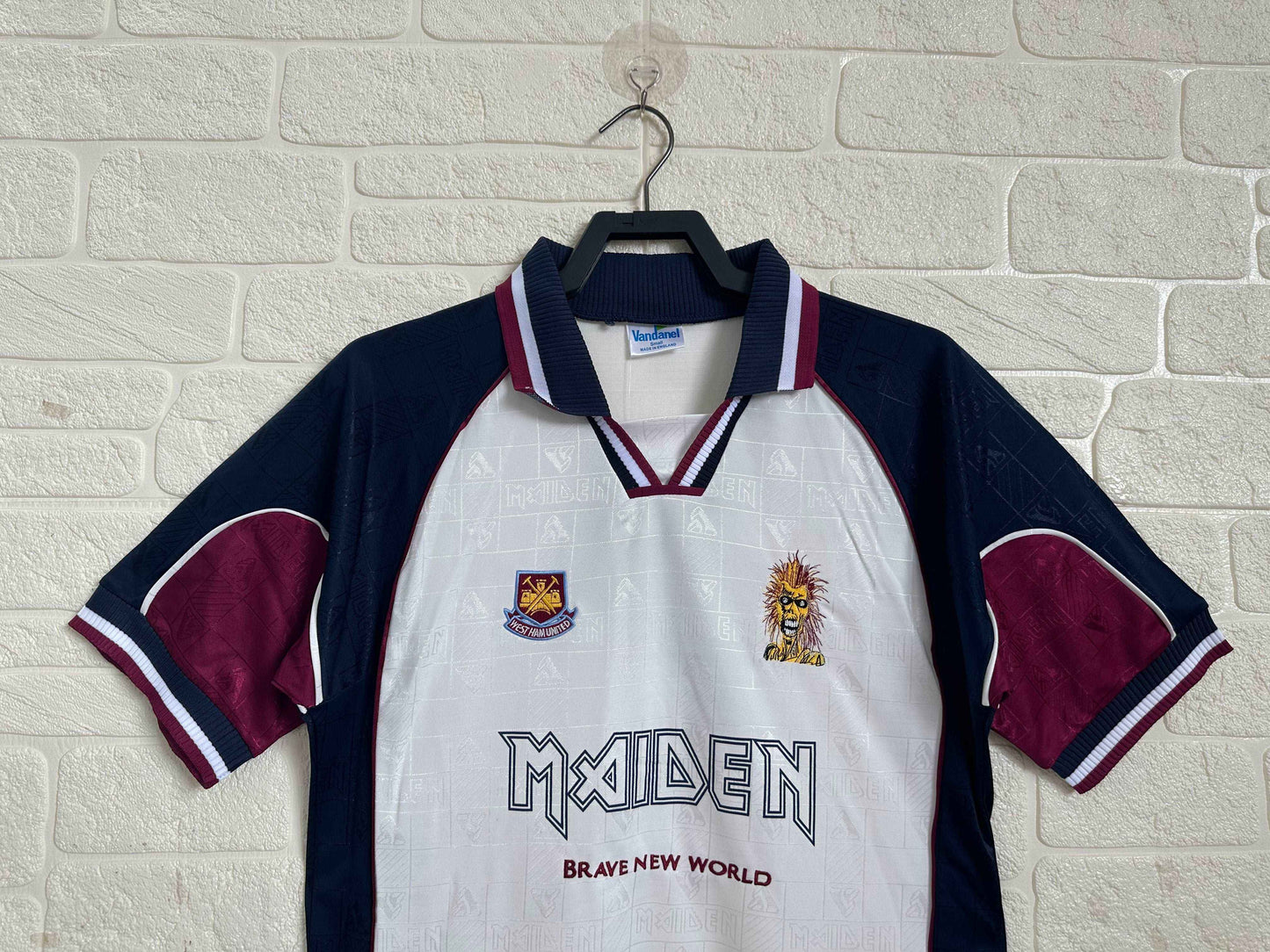 1999-01 West Ham Shirt - Iron Maiden - Retro Classic Kits