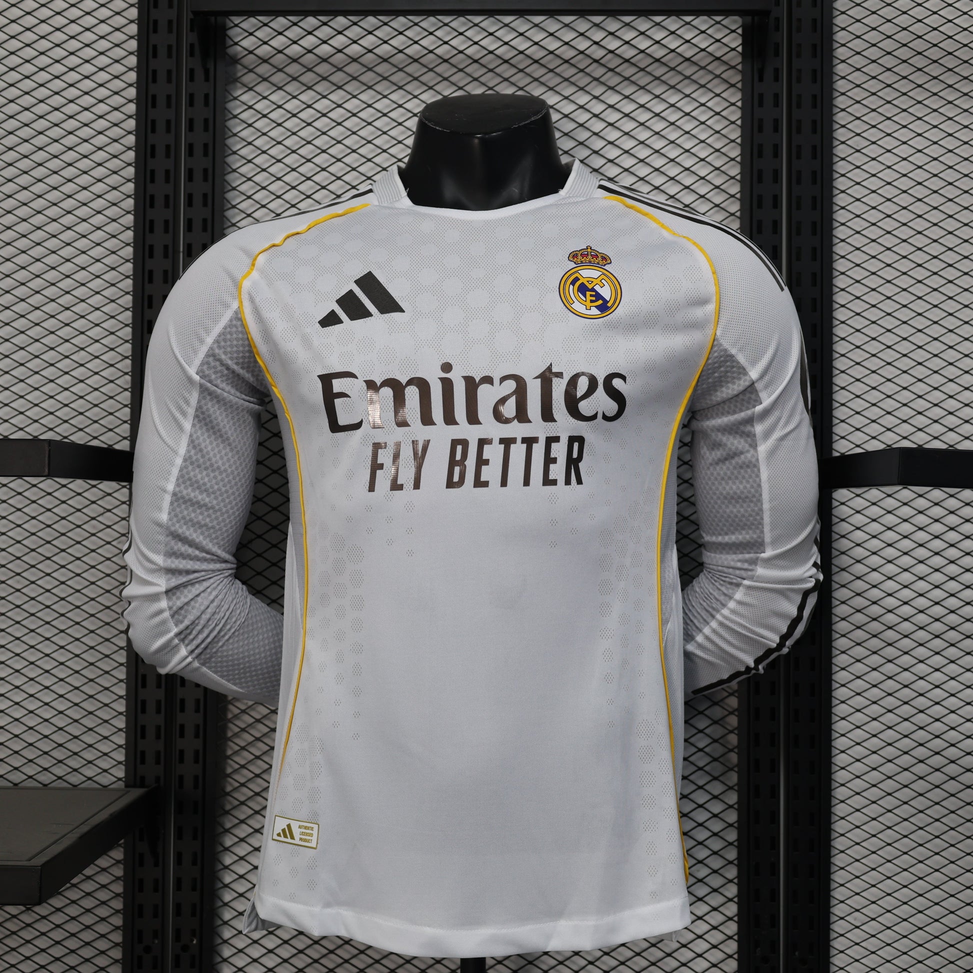 Real Madrid 2025-26 Home Kit - Long Sleeve
