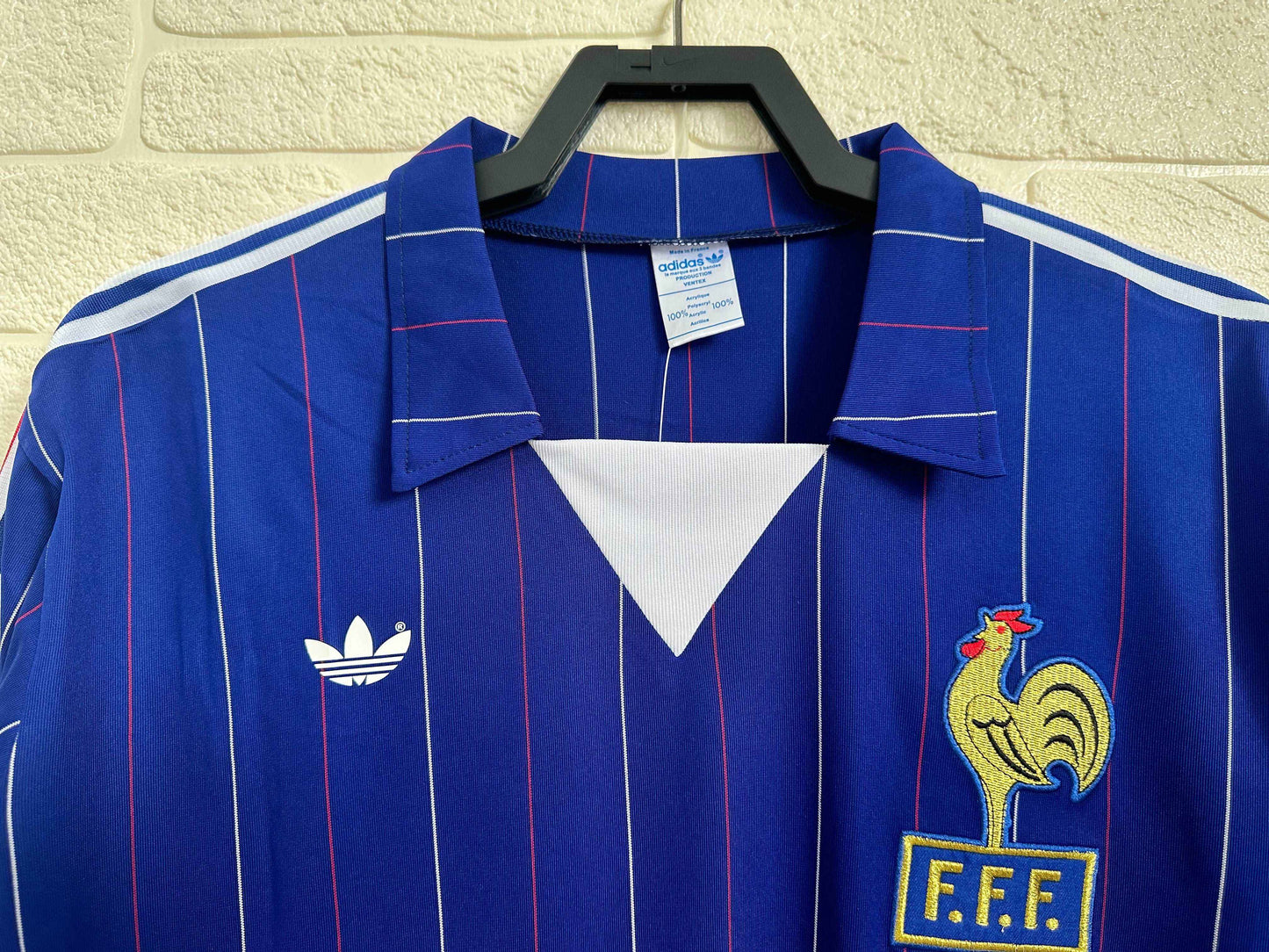 1980-82 France Home Jersey - Long Sleeve - Retro Classic Kits