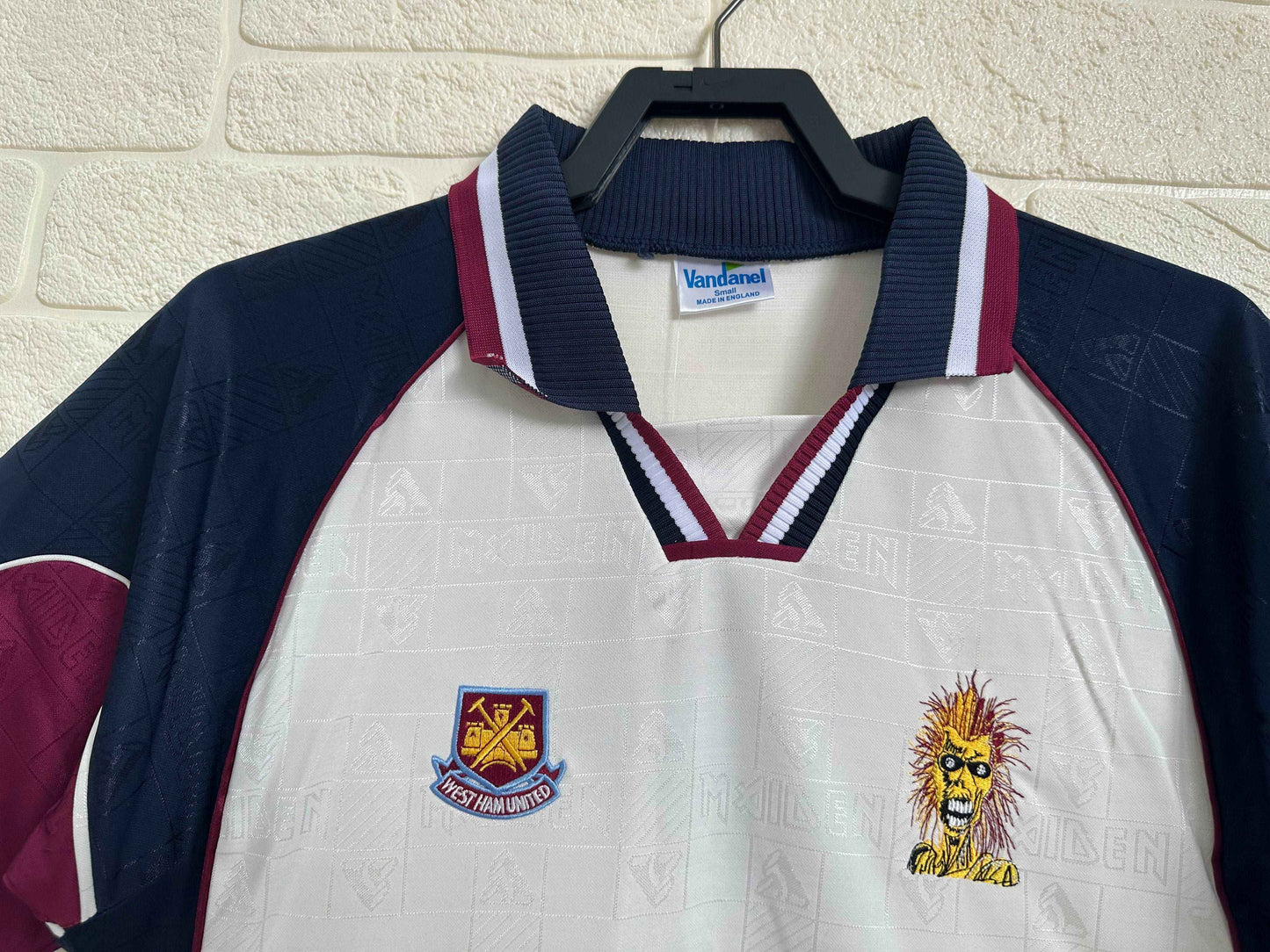 1999-01 West Ham Shirt - Iron Maiden - Retro Classic Kits