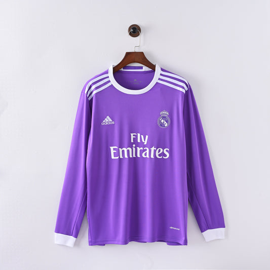Real Madrid 2016-17 Away Kit - Long Sleeve