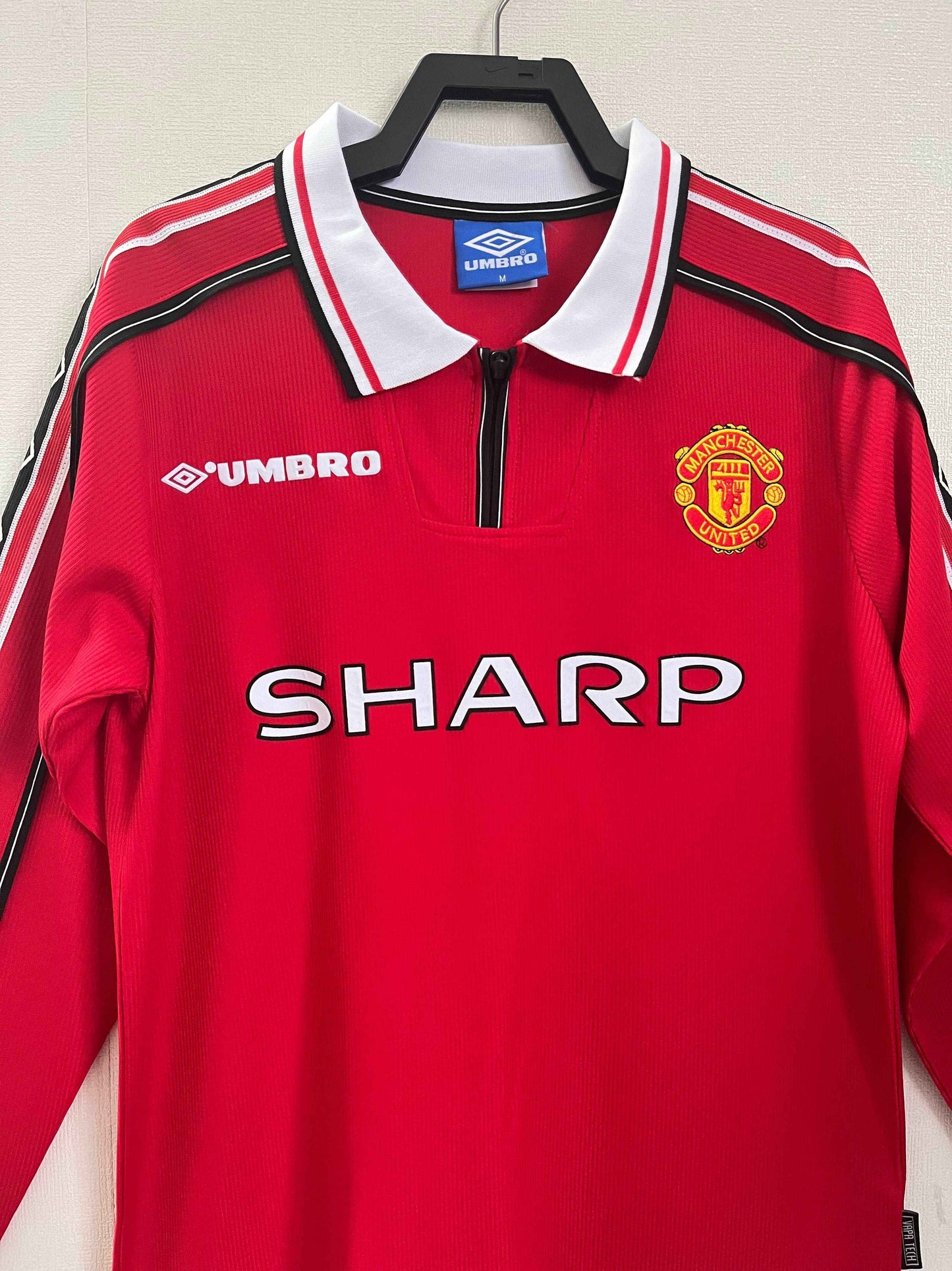 1998-99 Manchester United Home Shirt - Long Sleeve - Retro Classic Kits