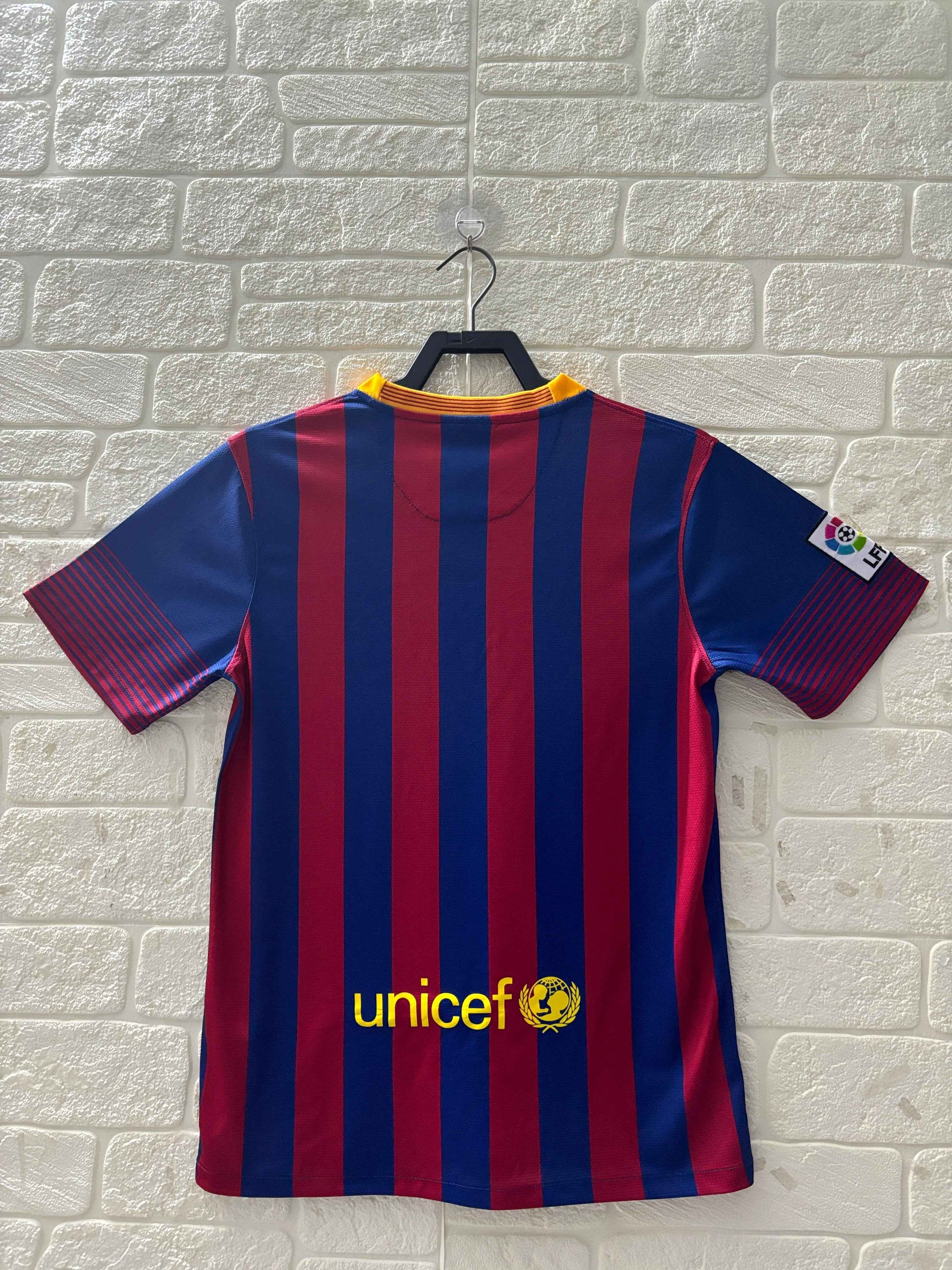 2013-14 FC Barcelona Home Shirt - Retro Classic Kits