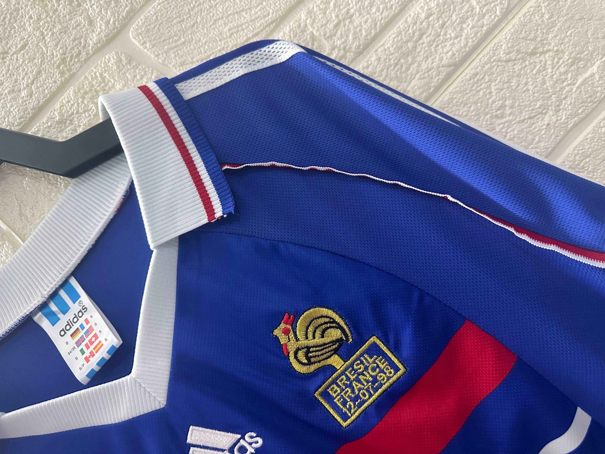 1998 France Home Shirt - Long Sleeve - Retro Classic Kits