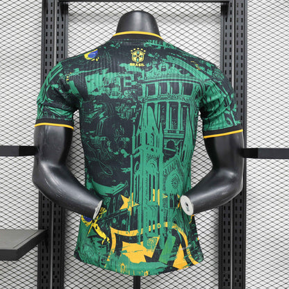 Limited Edition Brazil Shirt - Green - Retro Classic Kits