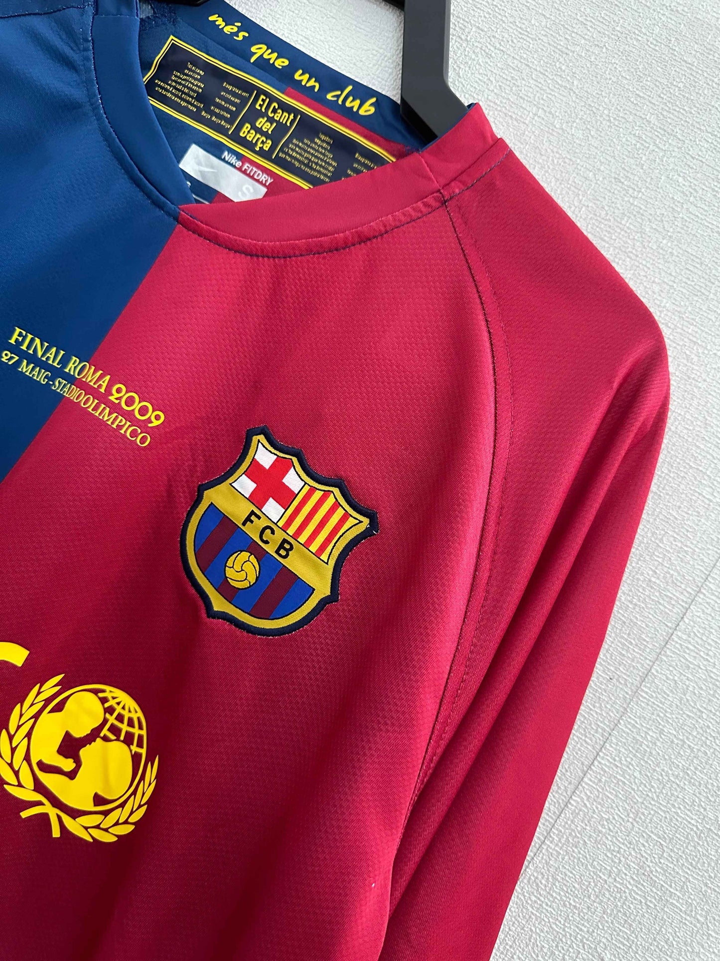 2008-09 Barcelona Home Shirt - Long Sleeve - Retro Classic Kits