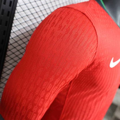 2024 Portugal Home Shirt - Long Sleeve [Player Version] - Retro Classic Kits