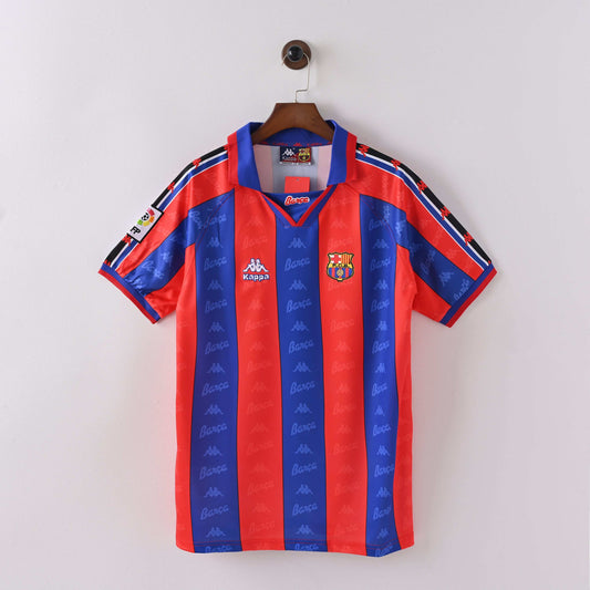 1996-97 FC Barcelona Home Kit - Retro Classic Kits