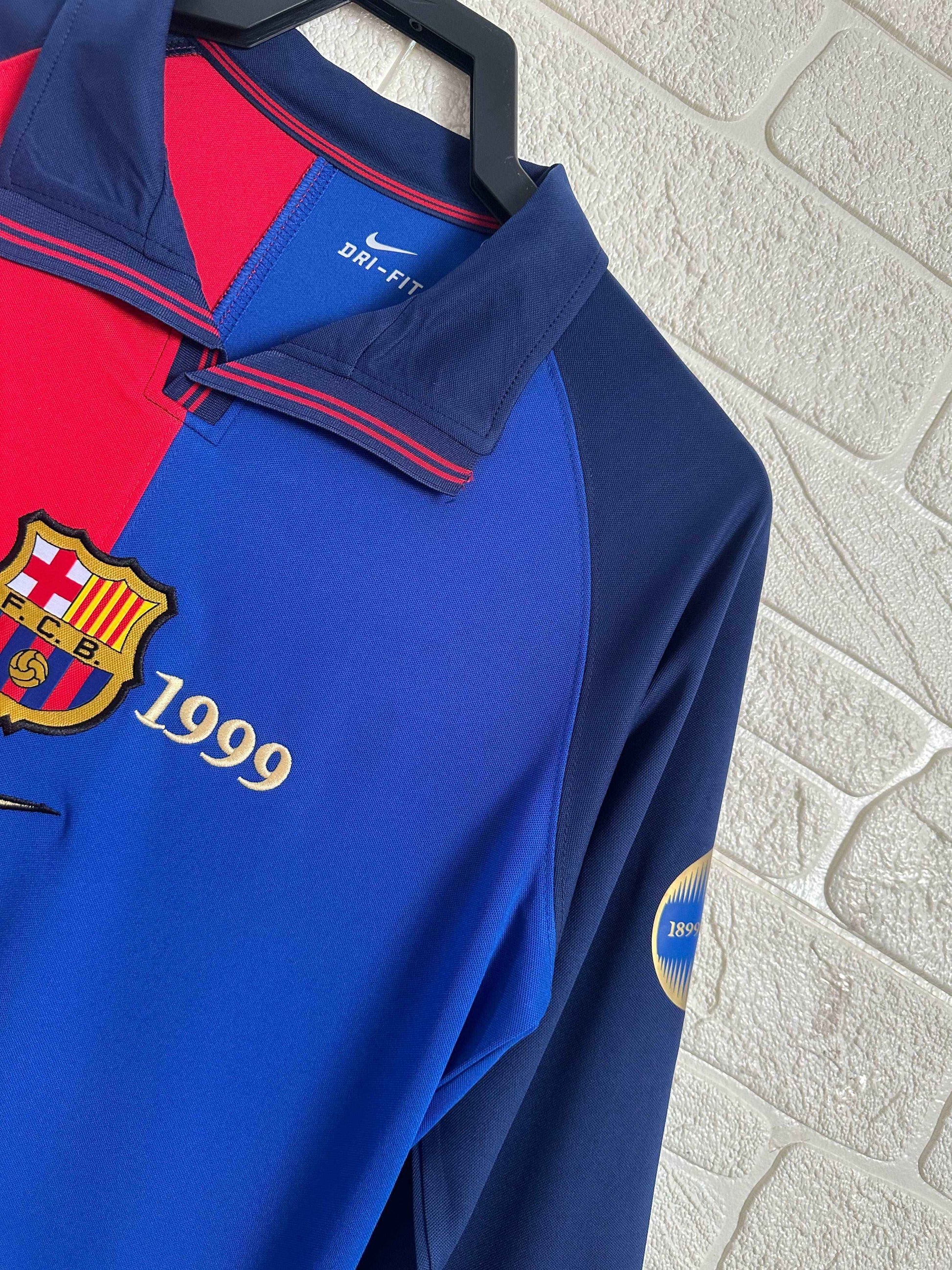 1899-1999 FC Barcelona Home Jersey - Long Sleeve - Retro Classic Kits