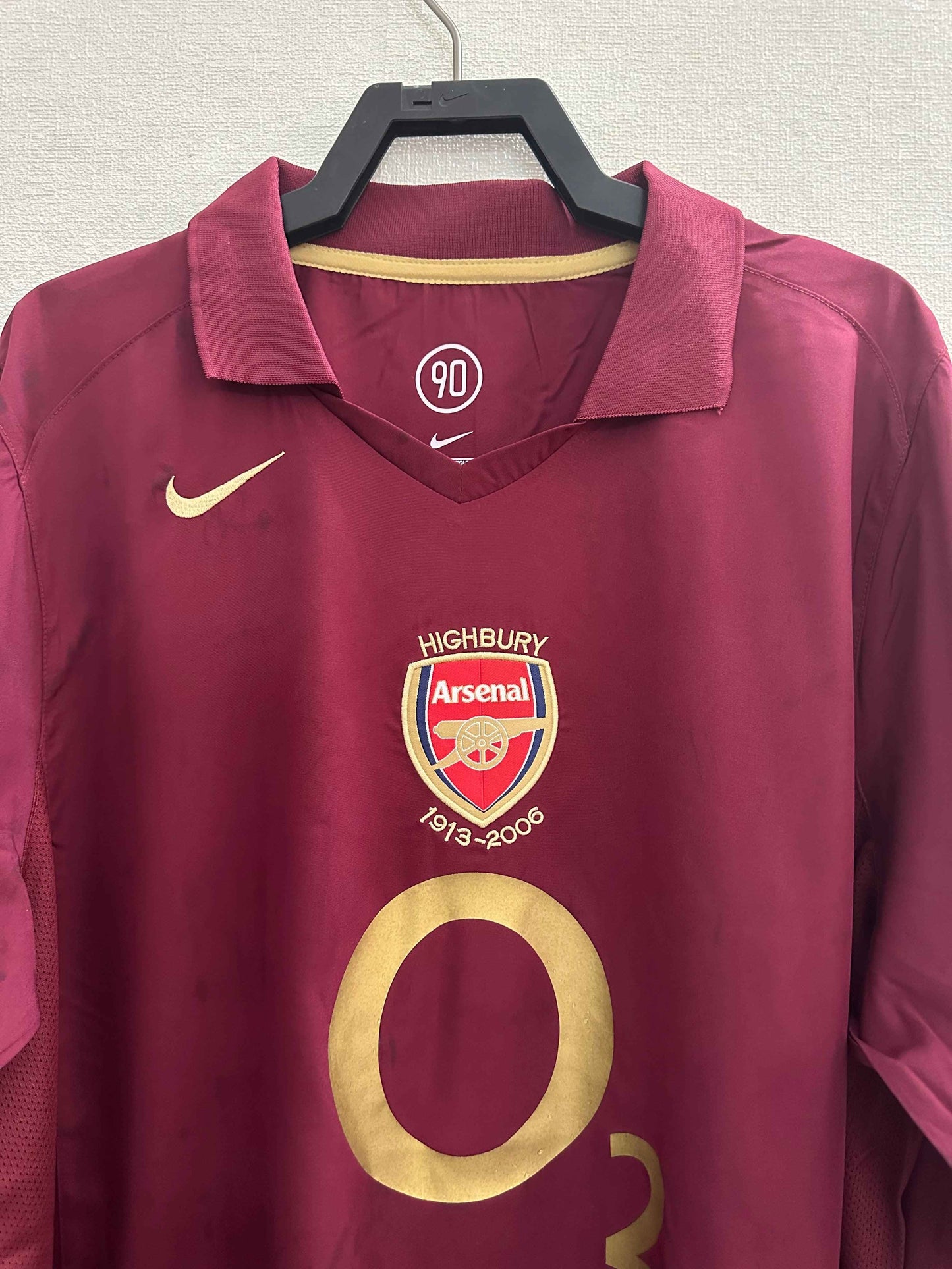 2005-06 Arsenal Home Shirt - Long Sleeve - Retro Classic Kits