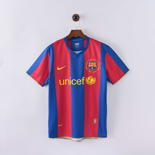 2007-08 FC Barcelona Home Kit - Retro Classic Kits