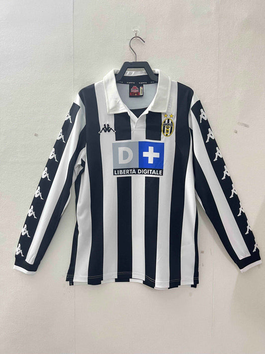 1999-00 Juventus Home Shirt - Long Sleeve - Retro Classic Kits