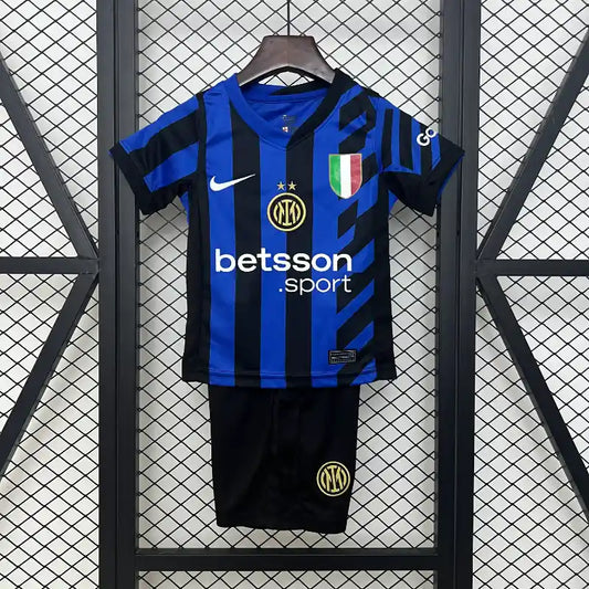 Inter Milan 2024-25 Home Kit (Kids) - Retro Classic Kits