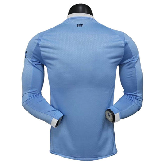 2025-26 Manchester City Home Kit (Long Sleeve) - Kit Legacy