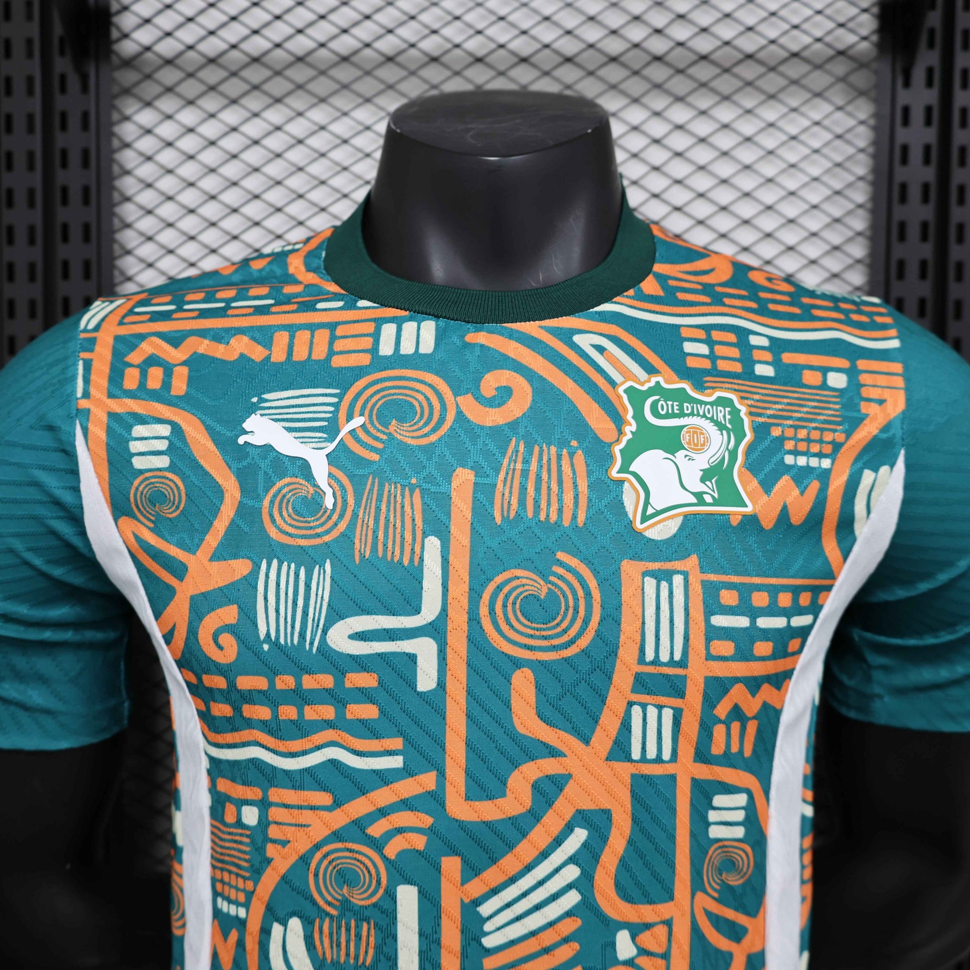 2024-25 Ivory Coast Pre-Match Shirt [Player Version] - Retro Classic Kits