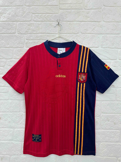 1996 Spain Home Shirt - Retro Classic Kits