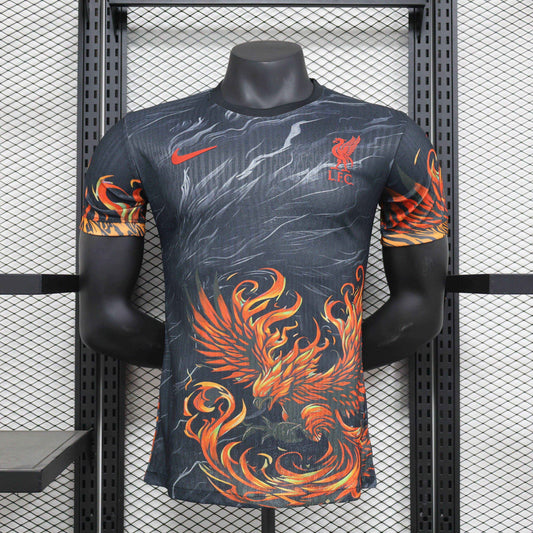 Special Edition Liverpool Shirt - Liver Bird Black - Retro Classic Kits