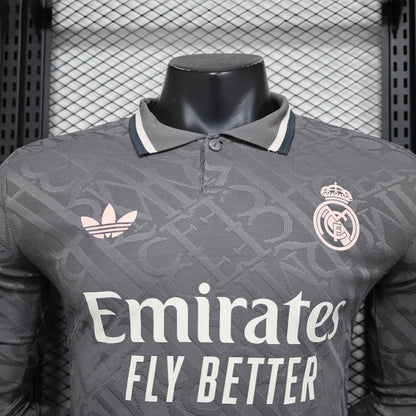 2024-25 Real Madrid Third Shirt - Long Sleeve [Player Version] - Retro Classic Kits
