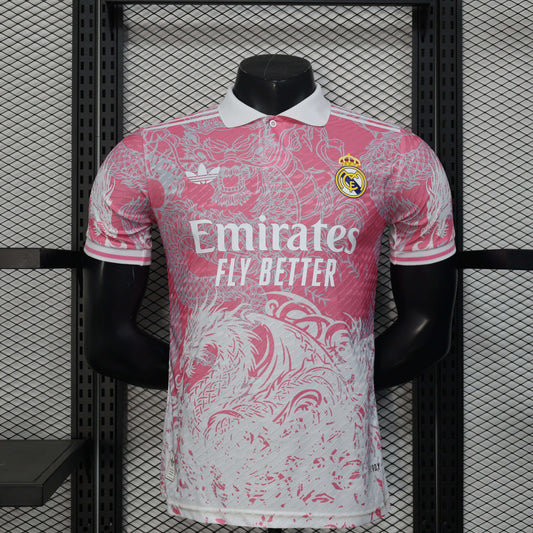 Special Edition Real Madrid Kit - Pink Dragon - Retro Classic Kits