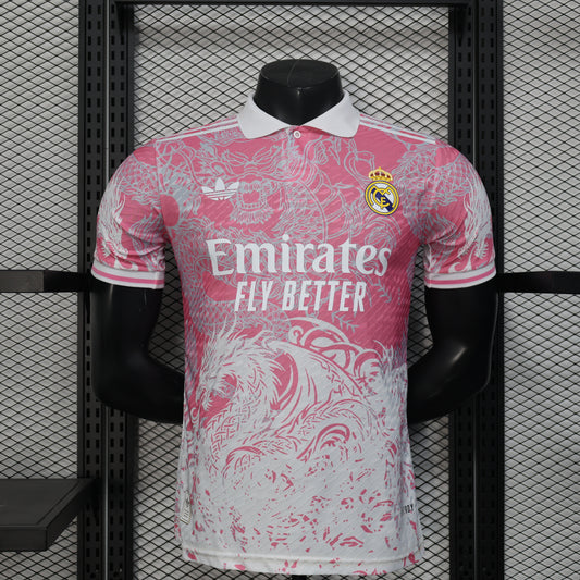 Special Edition Real Madrid Kit - Pink Dragon - Retro Classic Kits