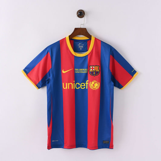 2010-11 FC Barcelona Home Kit - Retro Classic Kits