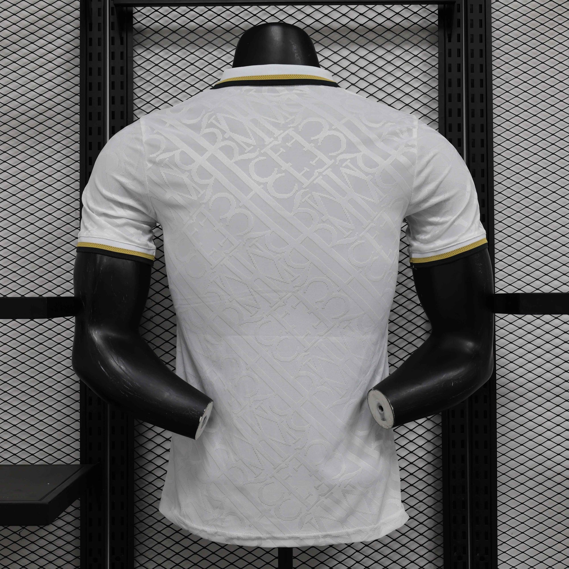 Limited Edition Real Madrid Shirt - Originals White and Gold [Player Version] - Retro Classic Kits