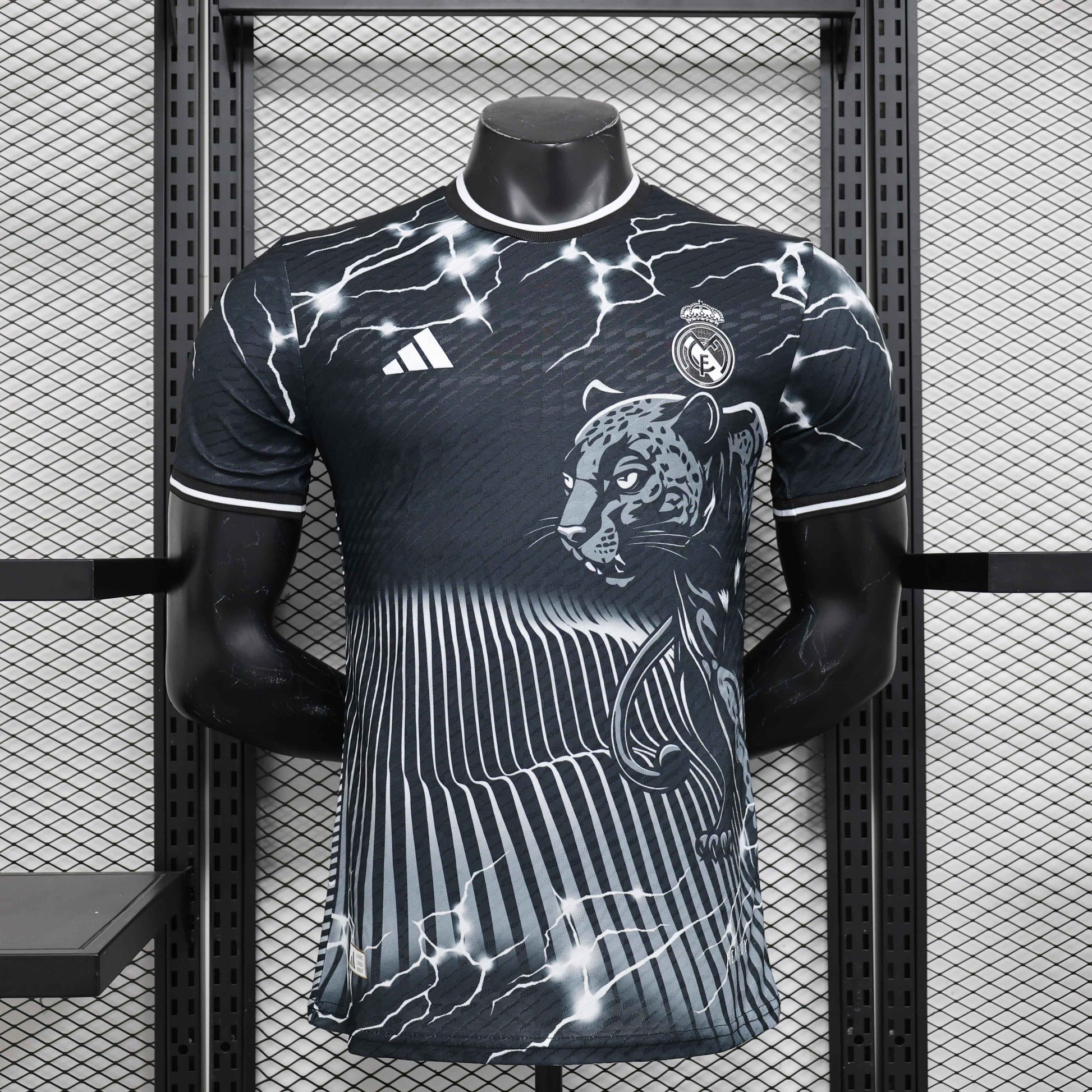 Limited Edition Real Madrid Shirt - Black Panther - Retro Classic Kits