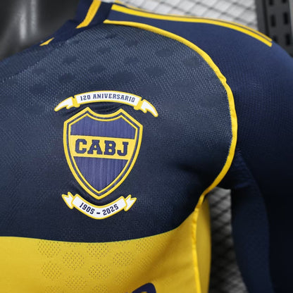 Boca Juniors 2025-26 Home Kit - Long Sleeve 