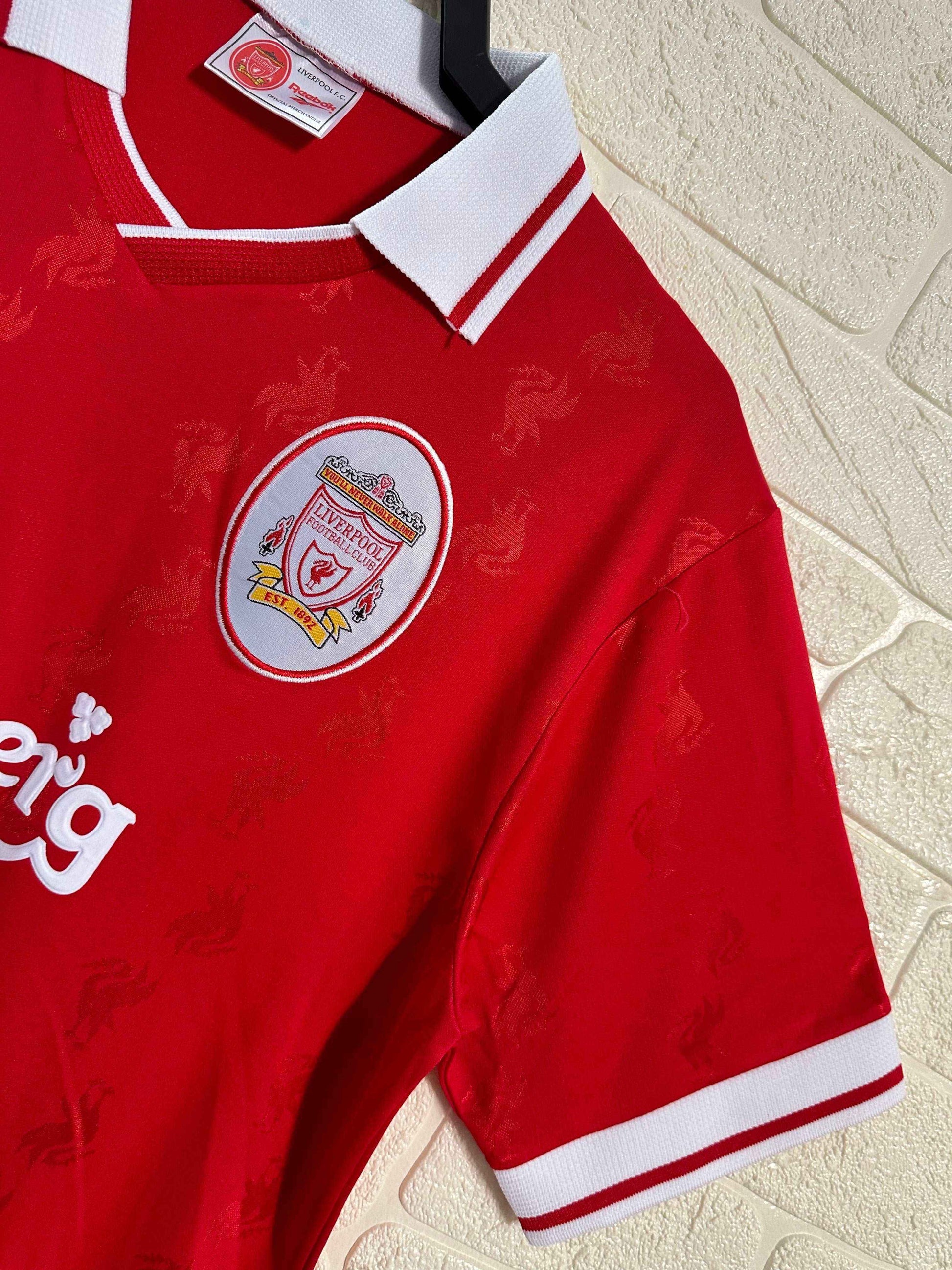 1996-97 Liverpool Home Shirt - Retro Classic Kits