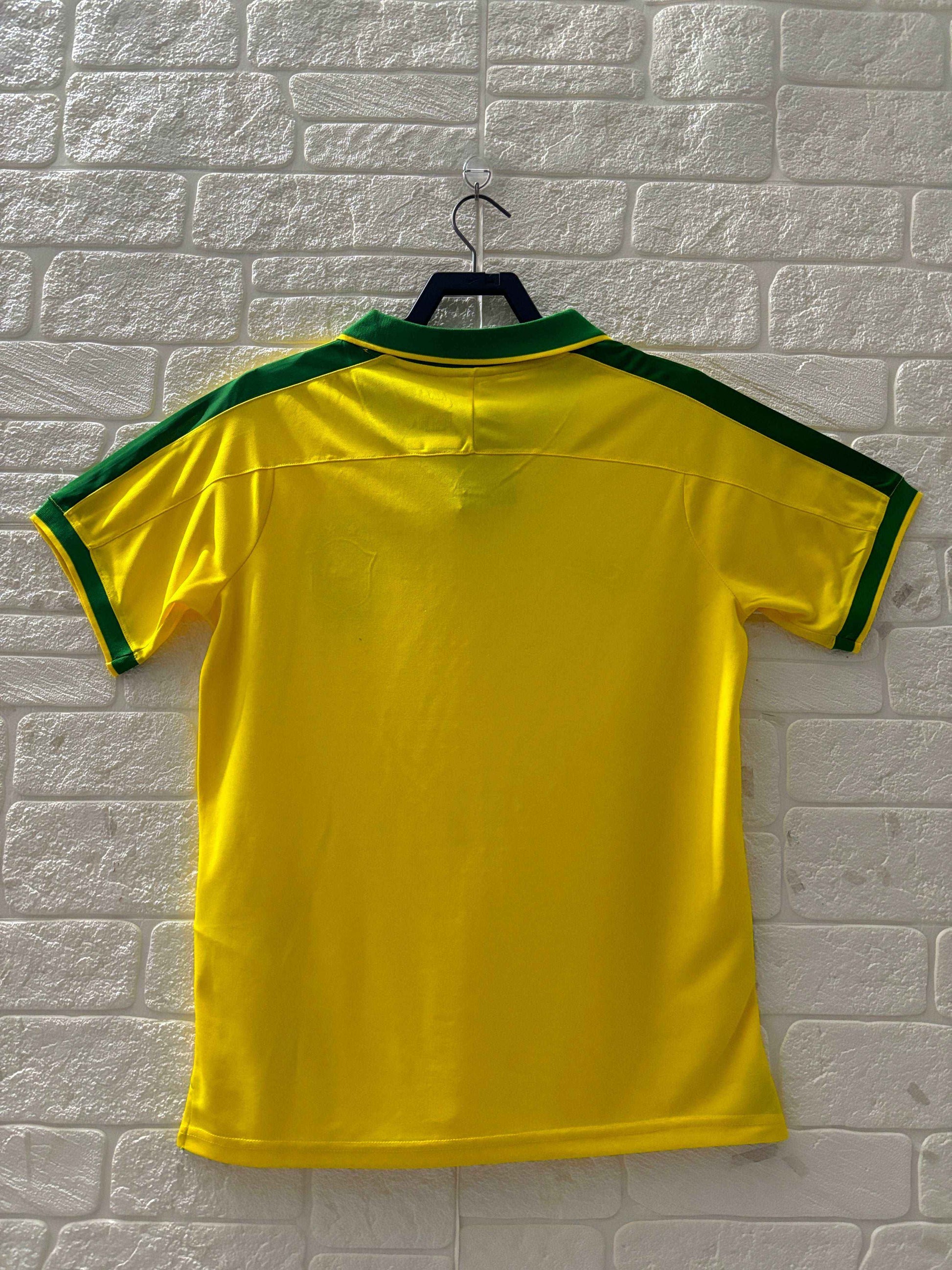 1997 Brazil Home Shirt - Retro Classic Kits