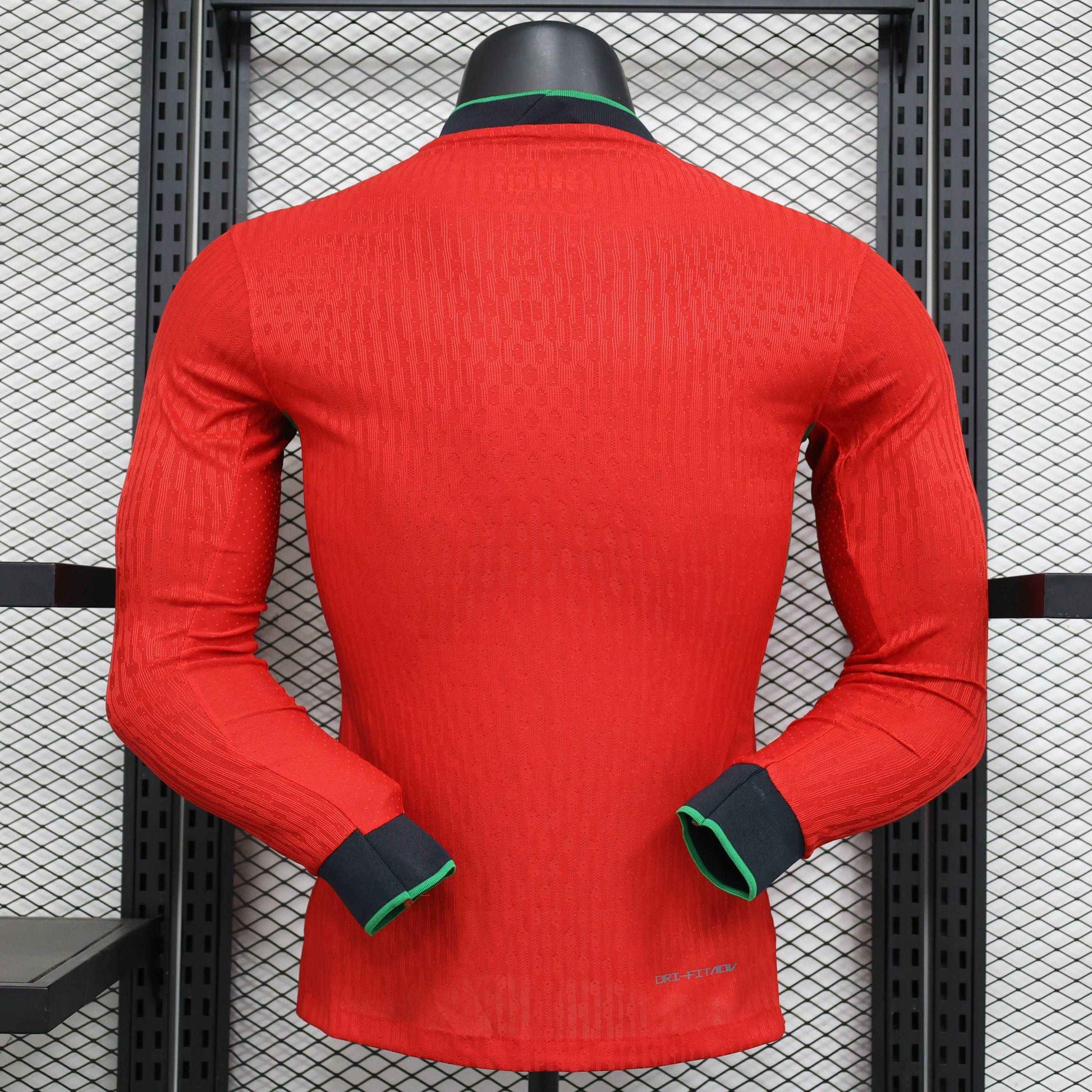 2024 Portugal Home Shirt - Long Sleeve [Player Version] - Retro Classic Kits
