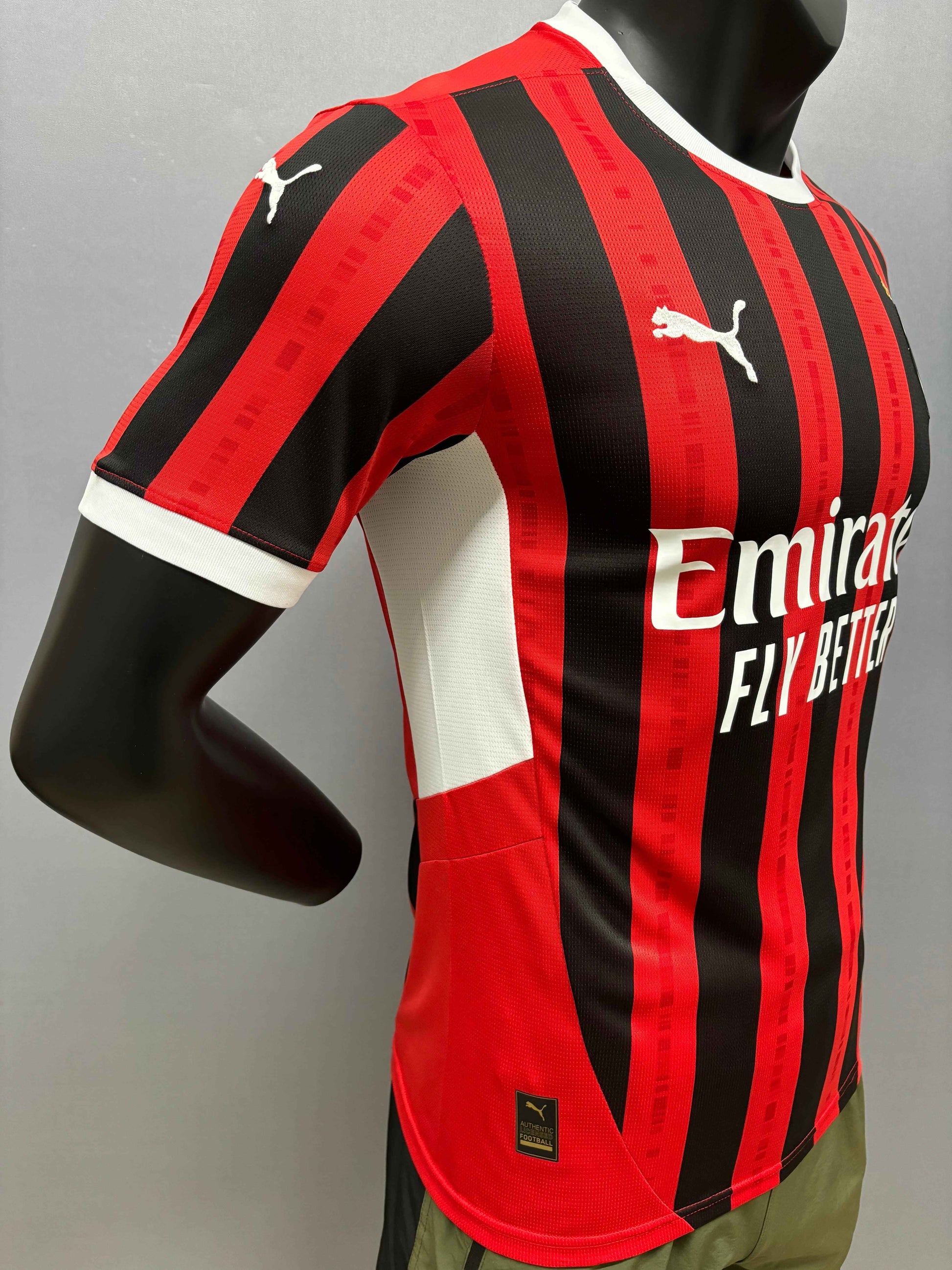 2024-25 AC Milan Home Shirt [Player Version] - Retro Classic Kits