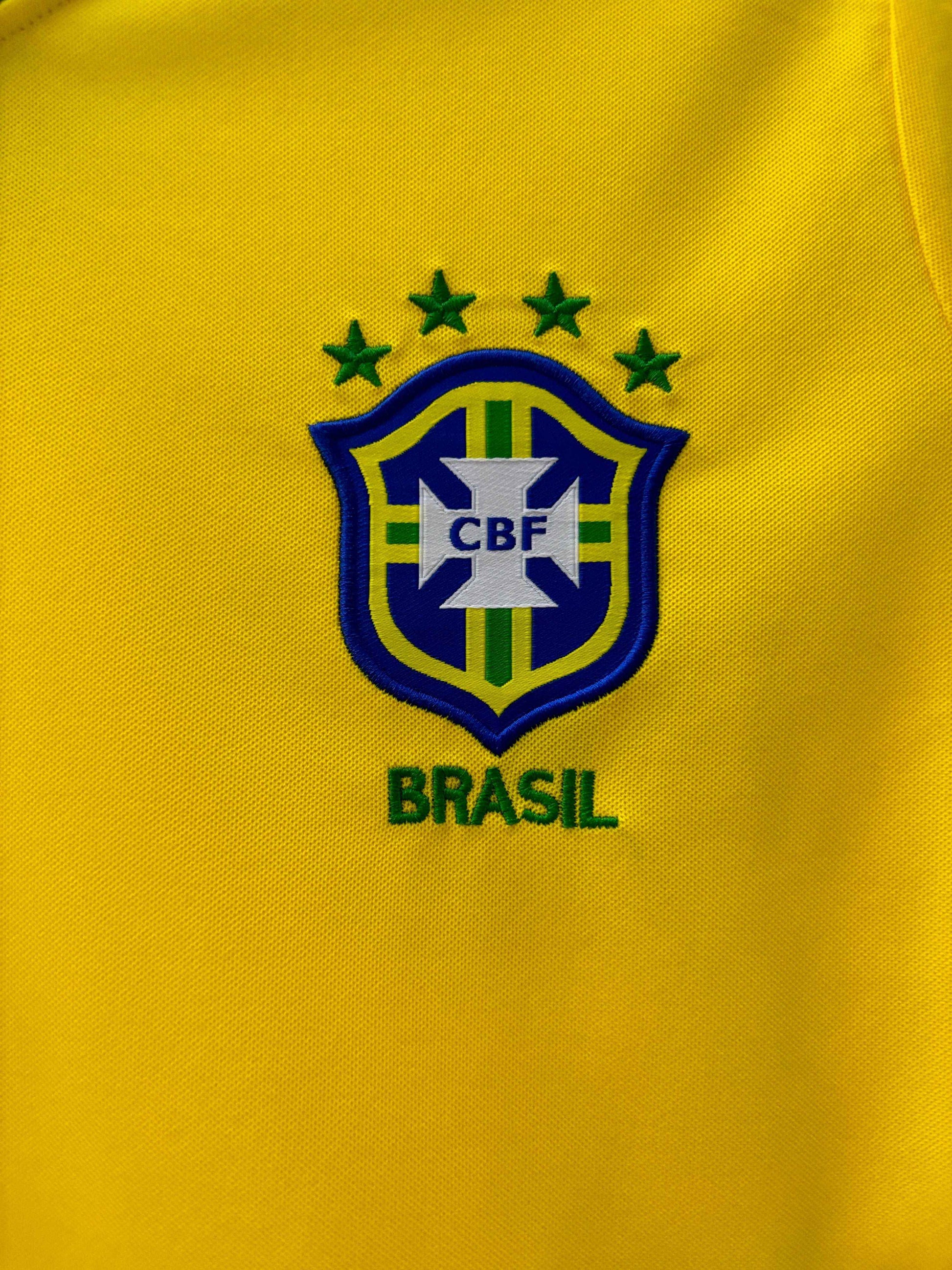 1997 Brazil Home Shirt - Retro Classic Kits