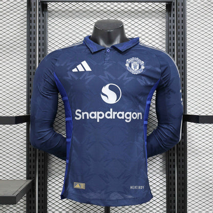 2024-25 Manchester United Away Shirt - Long Sleeve [Player Version] - Kit Legacy