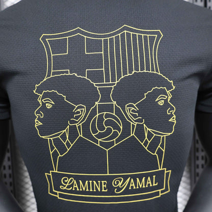 Special Edition FC Barcelona Shirt - Lamine Yamal 304 Black - Retro Classic Kits