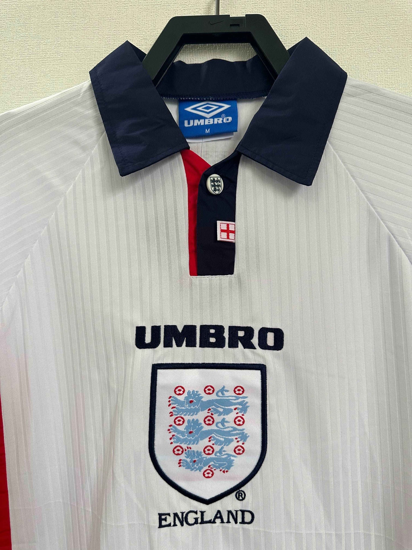 1998 England Home Shirt - Long Sleeve - Retro Classic Kits